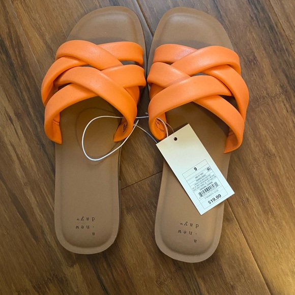 NWT Orange Sandals - Picture 5 of 5
